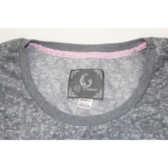 PJ COUTURE Gray Puppy Dog Polyester Pajama Top‎ Size XL - Picture 3 of 3